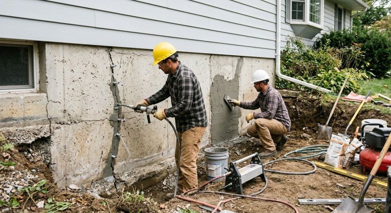 Basement Foundation Repair in Smith County, TN