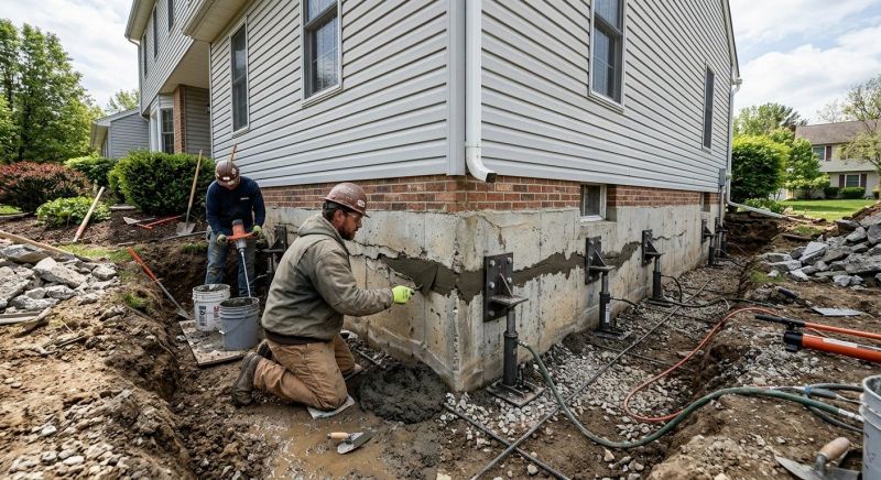 Basement Foundation Repair in Woodbury, TN