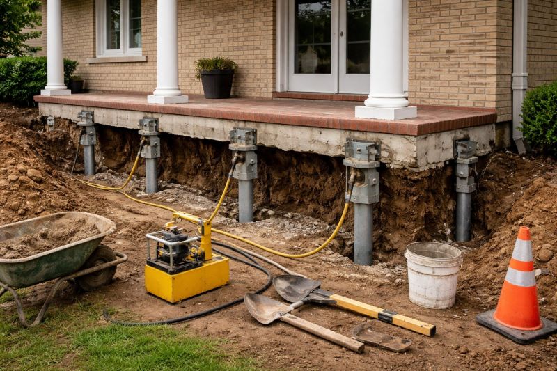 Basement Stabilization in Smithville, TN