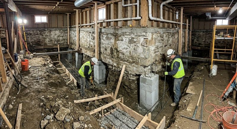 Basement Underpinning in Smithville, TN