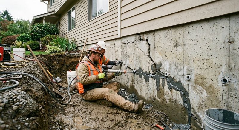 Cracked Foundation Repair in Cookeville, TN
