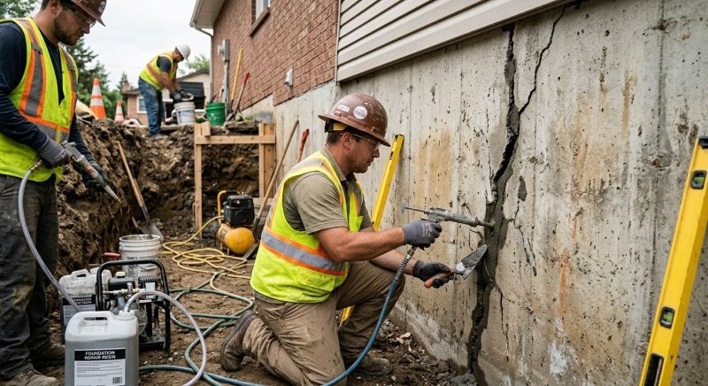 Cracked Foundation Repair in Sparta, TN