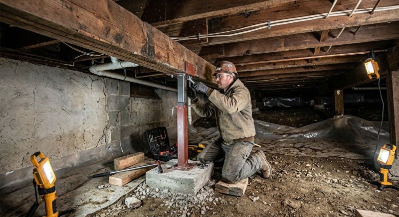 Crawl Space Leveling in Smithville, TN