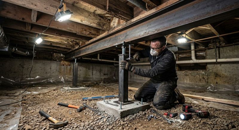Crawlspace Structural Repair in Smithville, TN