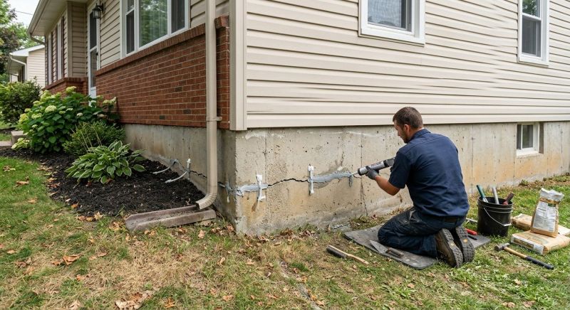 Foundation Crack Sealing in Smithville, TN