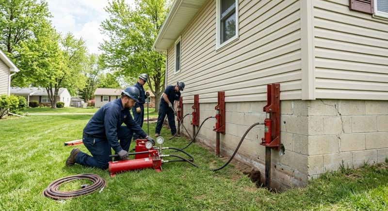 Foundation Jacking in Buffalo Valley, TN