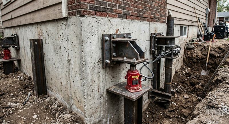 Foundation Jacking in Buffalo Valley, TN