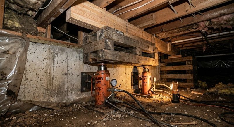 Foundation Jacking in Liberty, TN