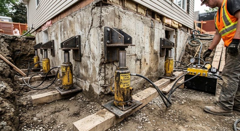 Foundation Jacking in Sparta, TN