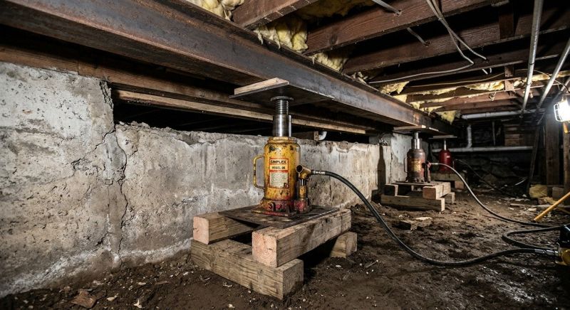 Foundation Jacking in Sparta, TN