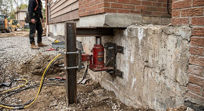 Foundation Jacking in Woodbury, TN