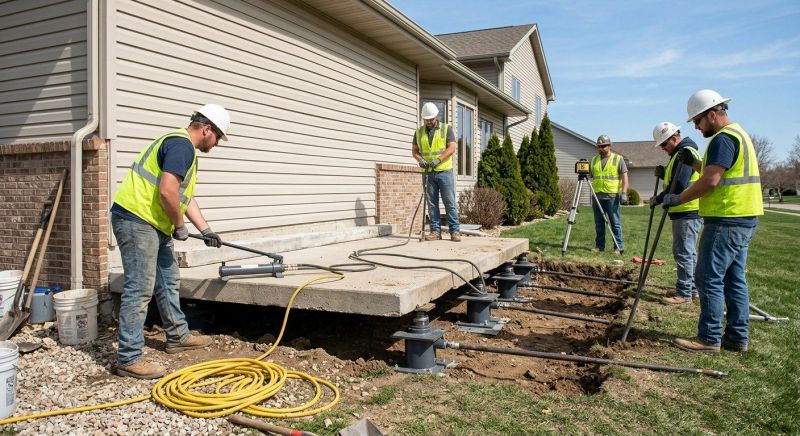 Foundation Lifting in Cookeville, TN