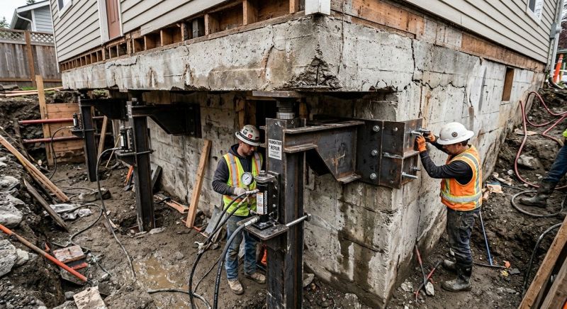 Foundation Lifting in Woodbury, TN