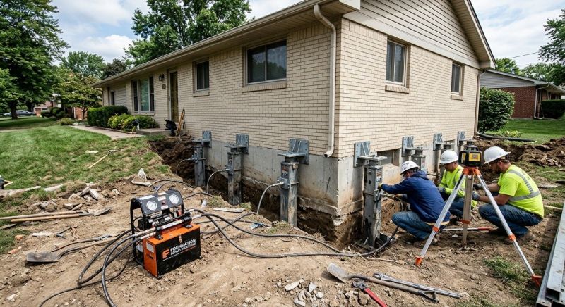 Foundation Pier Leveling in Smithville, TN
