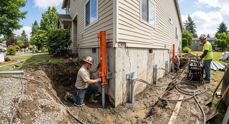 Foundation Pier Repair in Smithville, TN