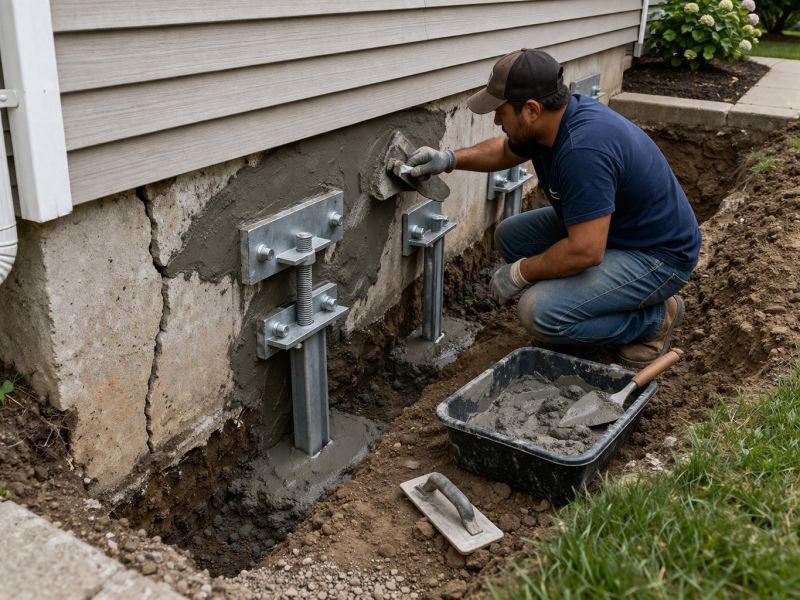 Foundation Pier Repair in Smithville, TN
