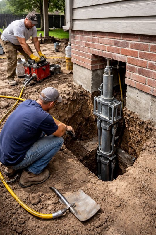 Foundation Pier Repair in Smithville, TN