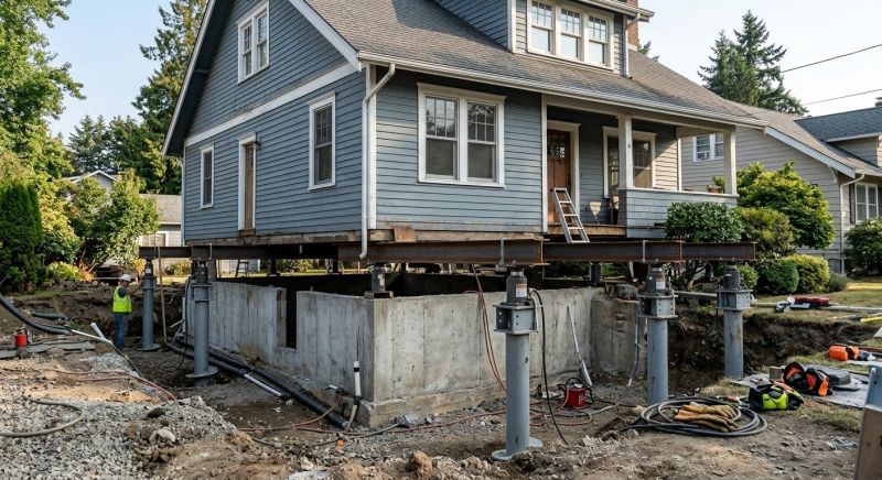 Foundation Raising in Liberty, TN