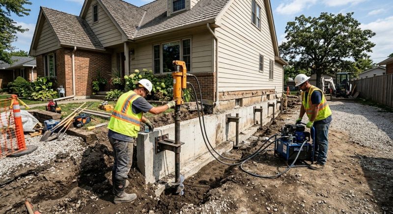 Foundation Stabilizing in Sparta, TN