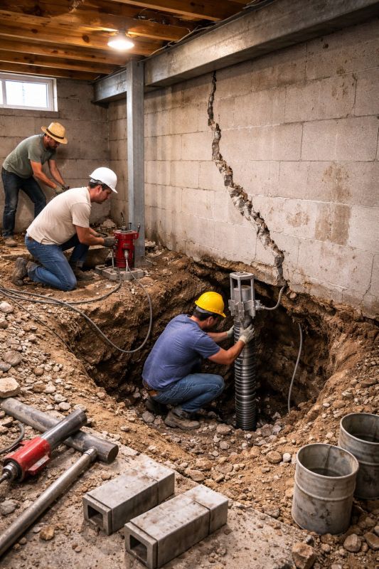 Foundation Structural Repair in Buffalo Valley, TN