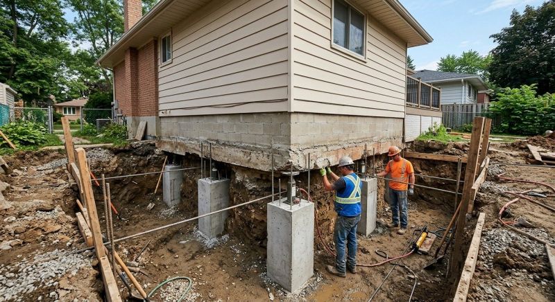 Foundation Underpinning in Smithville, TN