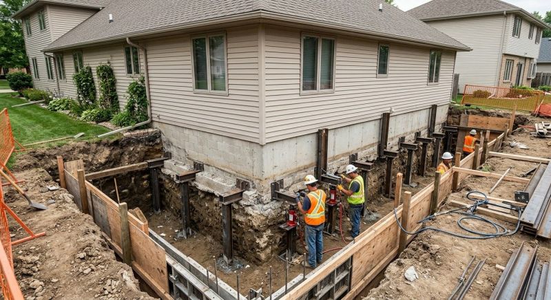 Foundation Underpinning in Smithville, TN