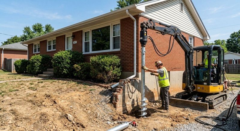 Helical Pile Installation in Smithville, TN