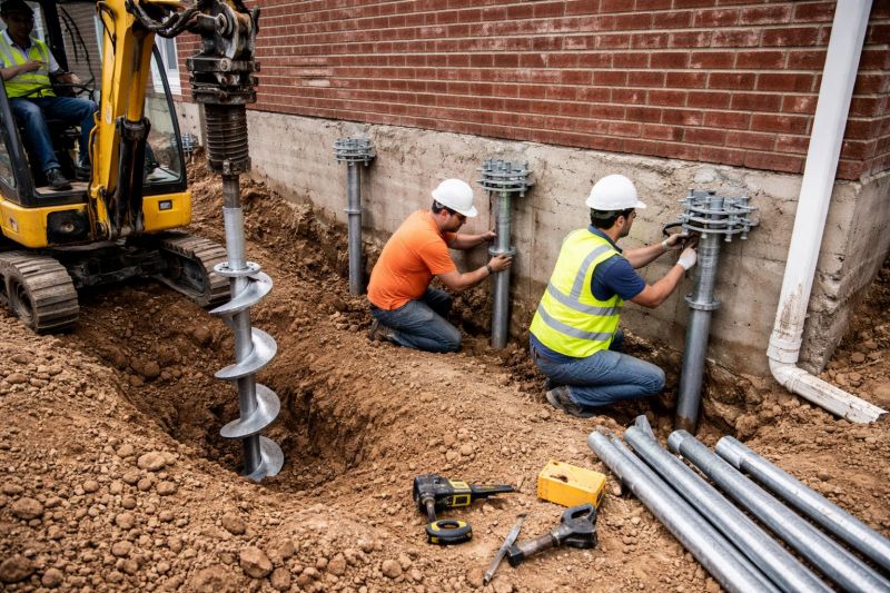 Helical Pile Installation in Smithville, TN