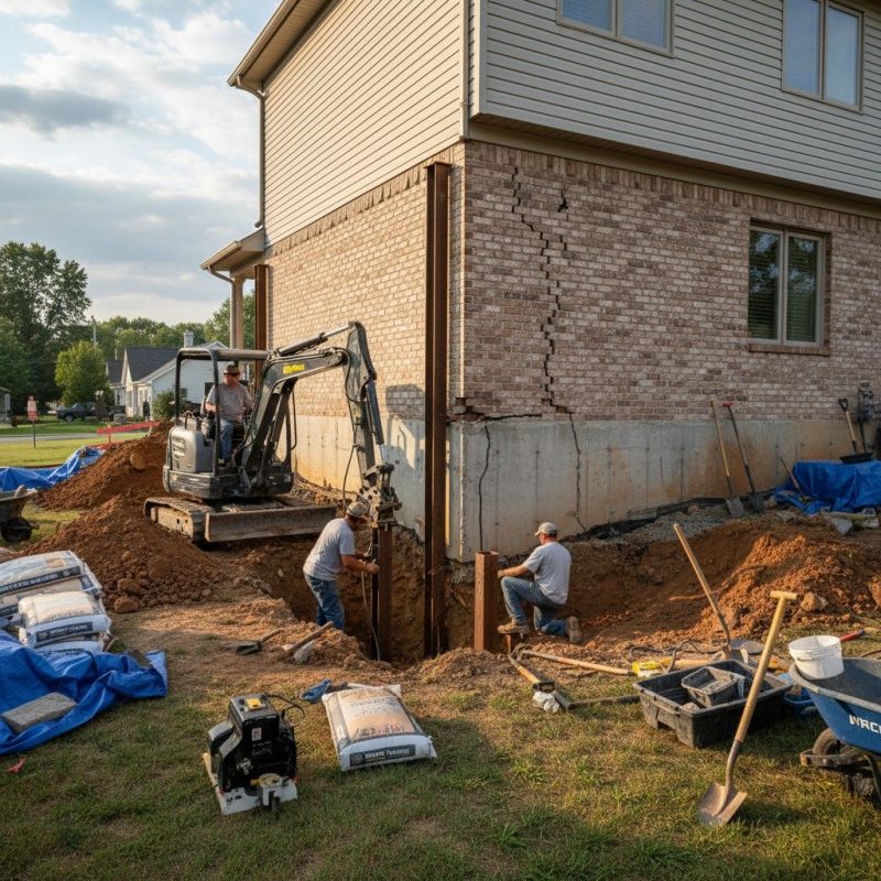 Home Foundation Repair in Woodbury, TN