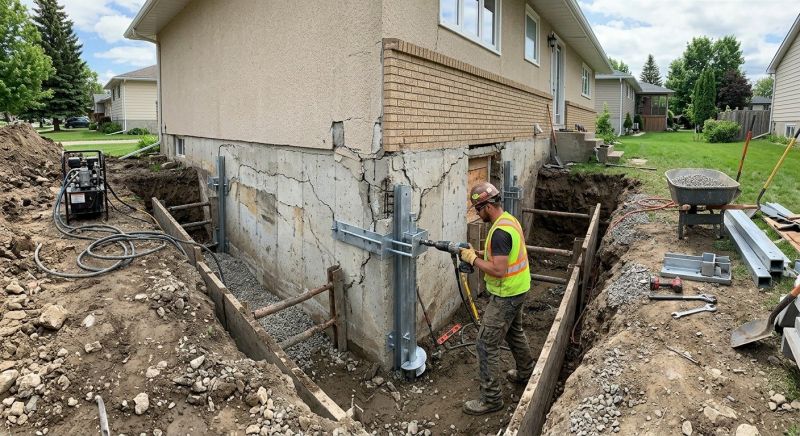 House Foundation Repair in Smithville, TN