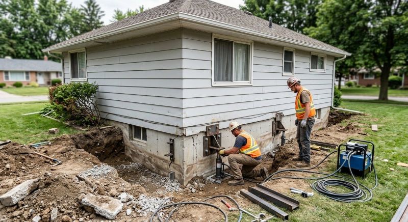 House Foundation Repair in Smith County, TN