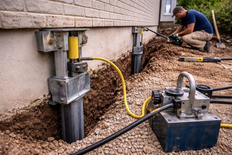Sinking Foundation Repair in Sparta, TN