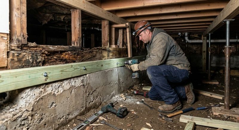 Sinking Foundation Repair in Sparta, TN