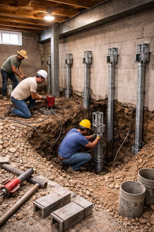 Structural Underpinning in Smithville, TN