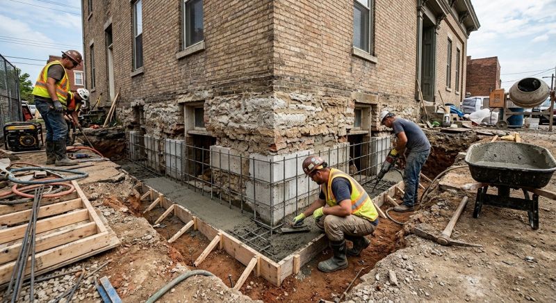 Structural Underpinning in Smithville, TN