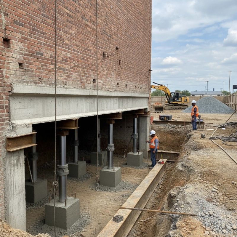 Structural Underpinning in Smithville, TN